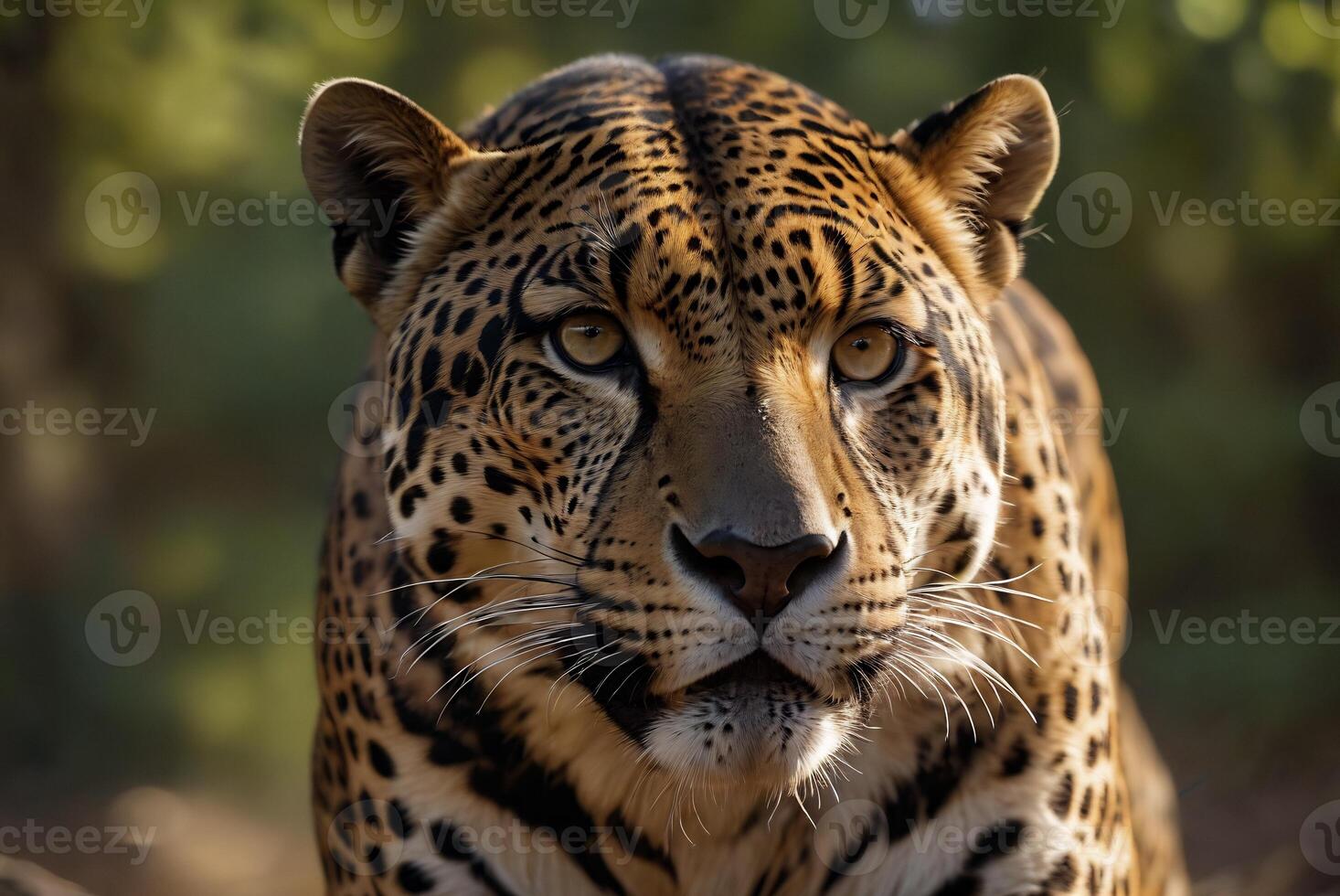 ai généré jaguar - animal, jaguar dans le jungle, magnifique coup de un africain léopard - jaguar photo