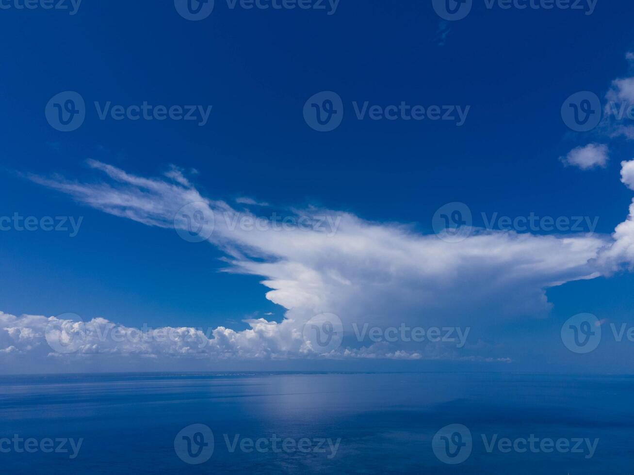 aérien vue de Caraïbes mer dans Cozumel, Mexique photo