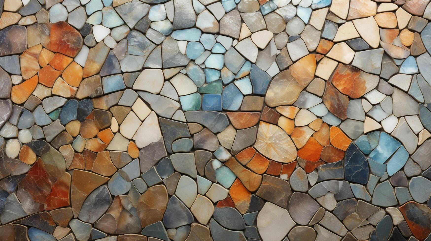 ai généré marbre mosaïque Contexte photo