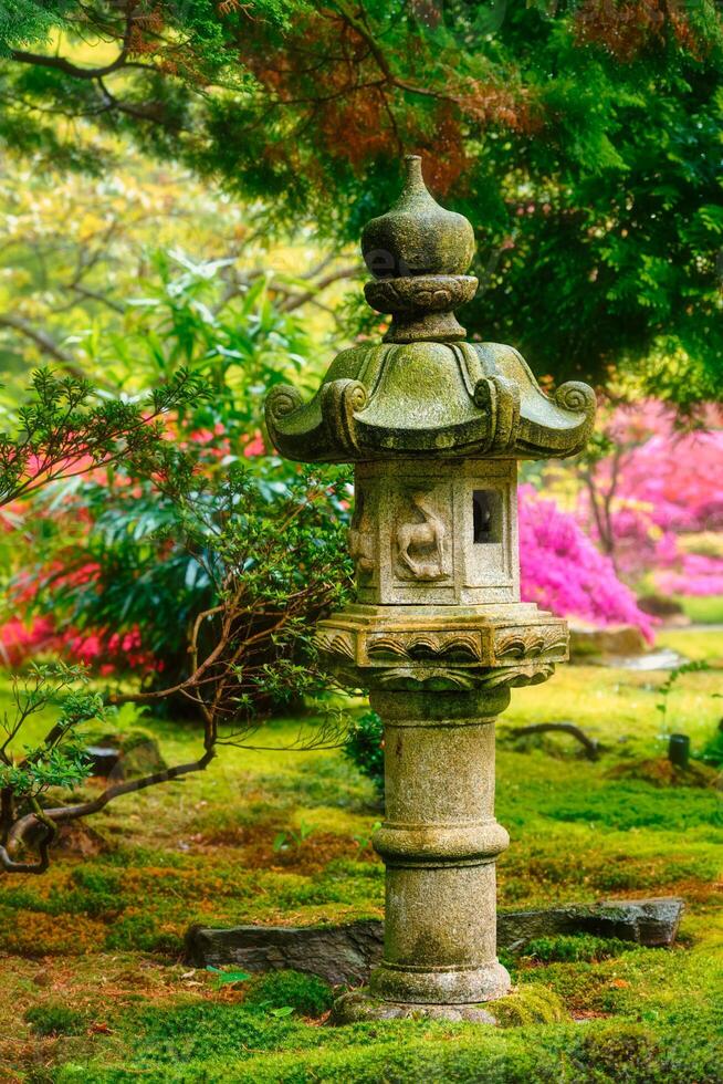 Japonais jardin, parc clinendael, le La Haye, Pays-Bas photo