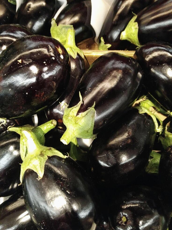 aubergine dans le cuisine photo