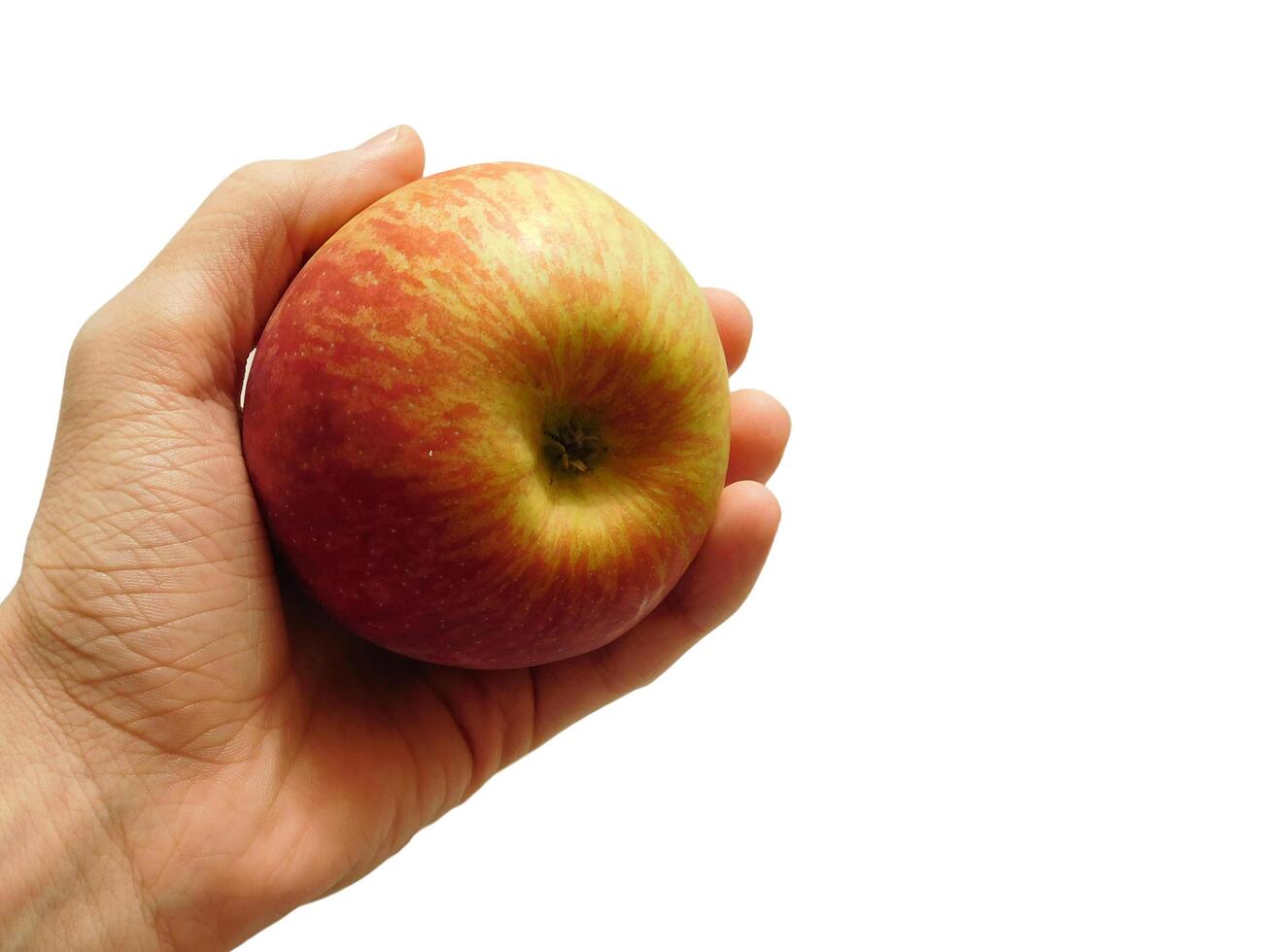 pommes sur main photo