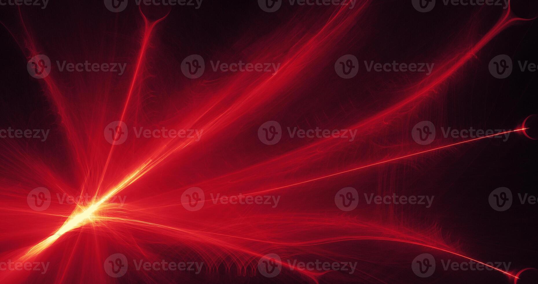 rouge et Jaune abstrait lignes courbes particules Contexte photo