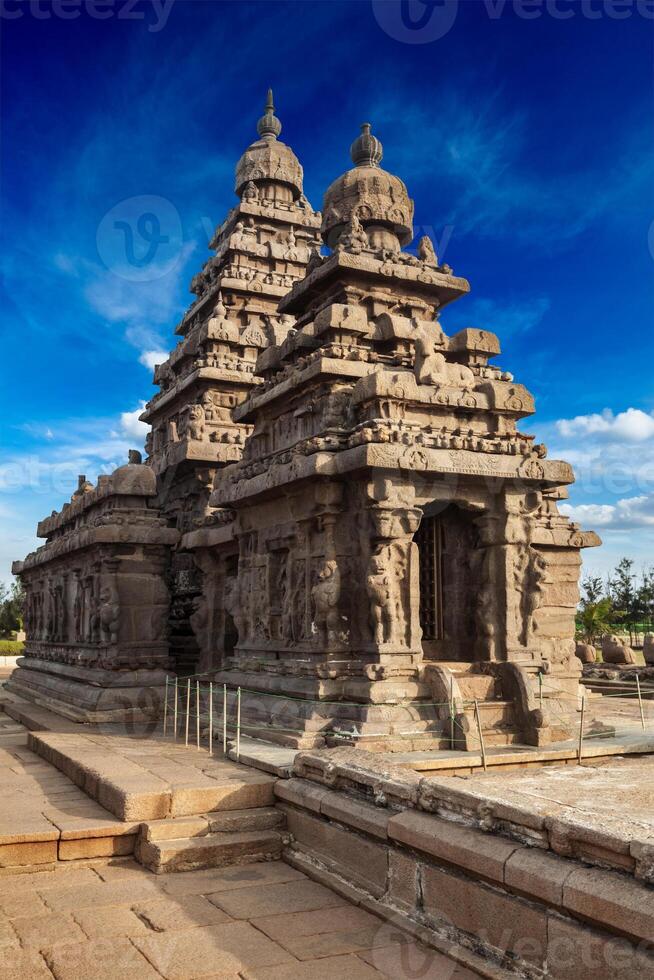 rive temple monde patrimoine site dans Mahabalipuram, Tamil nad photo