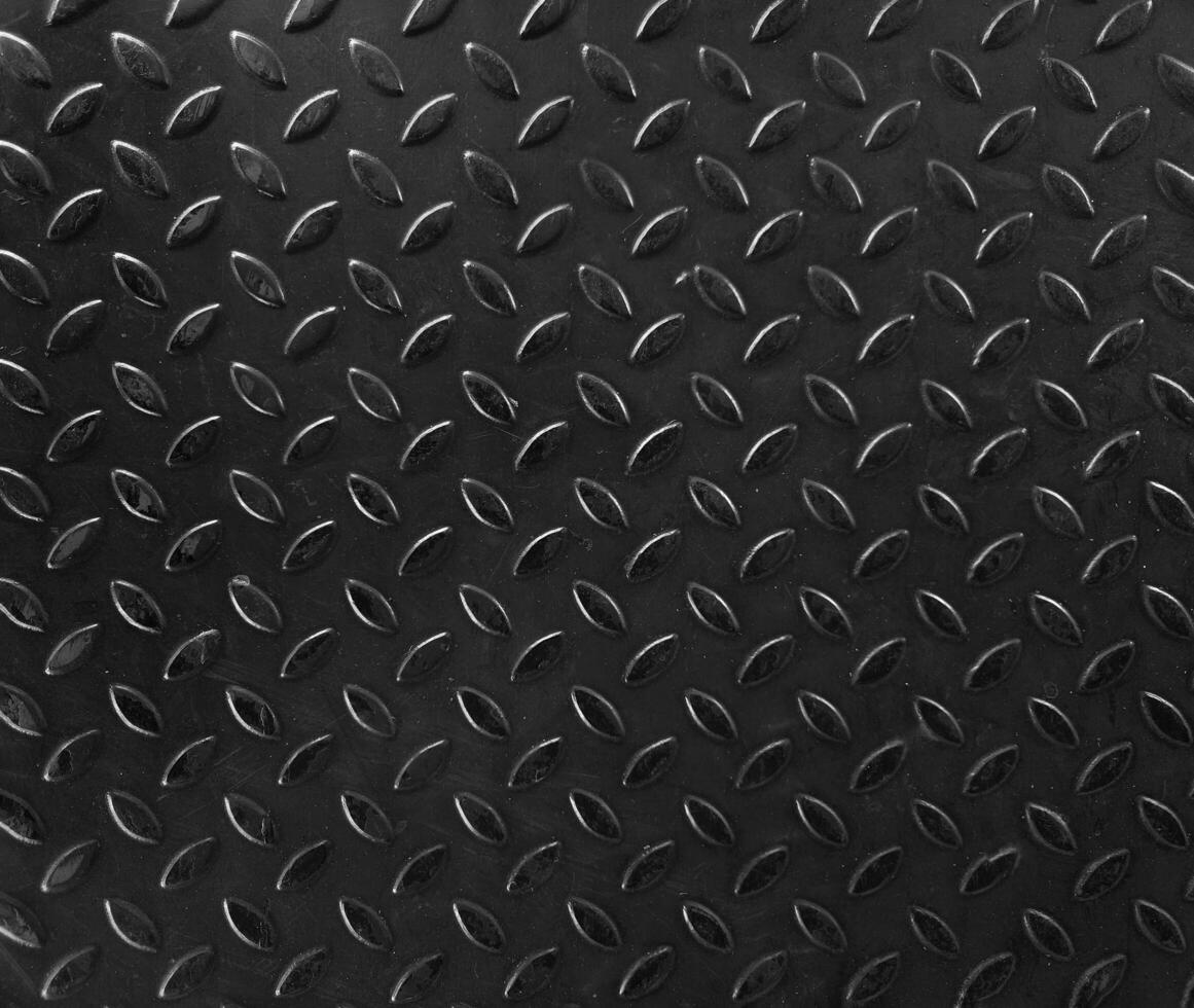 noir inoxydable acier Contexte et sans couture modèle de le fer mur, sol ou fond d'écran. texturé ou grunge panneau et difficile Matériel concept. photo