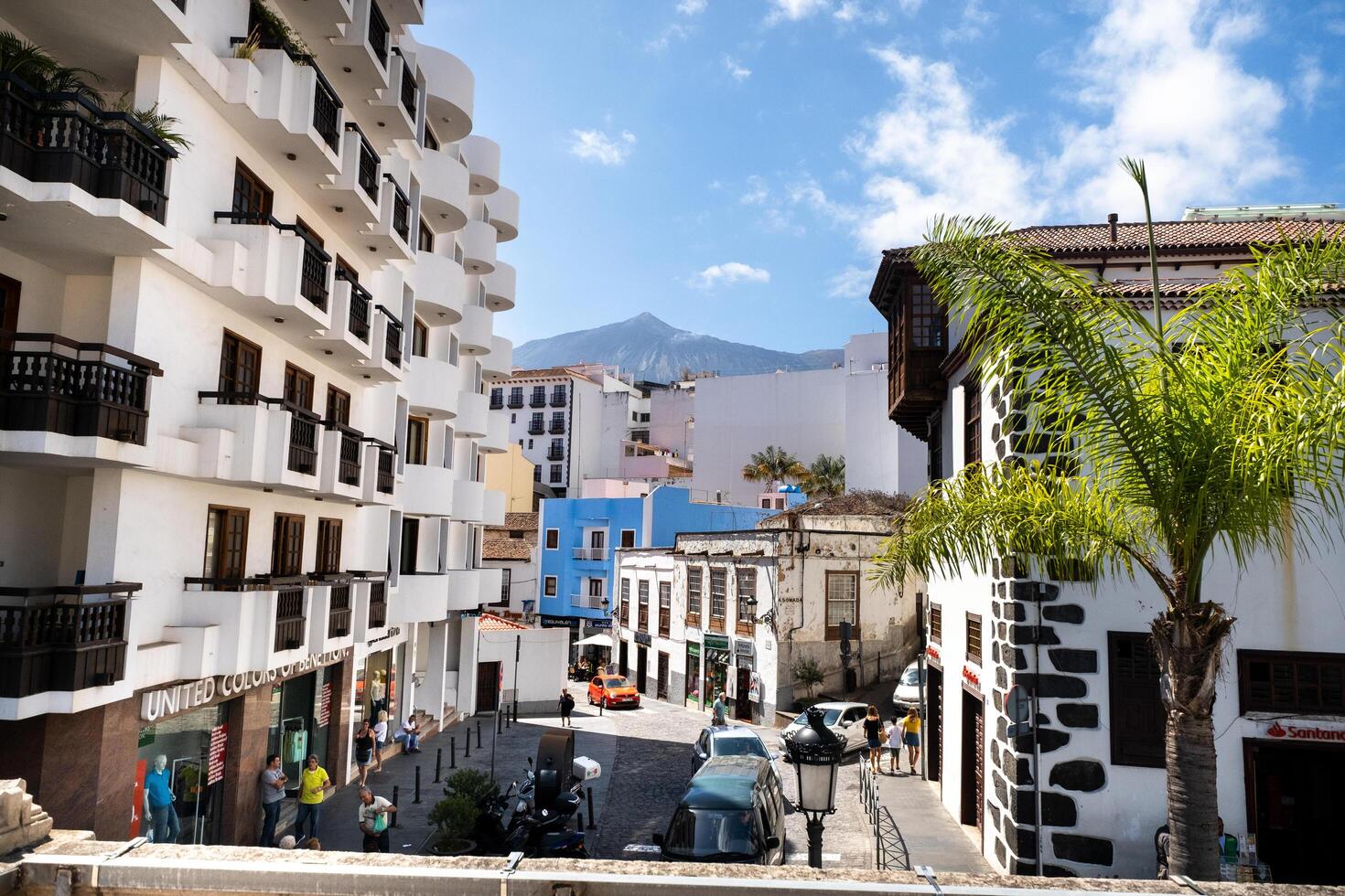 juillet 29, 2019.canari îles, Espagne. le des rues de le vieux ville de Icode de los vinos sur le île de Tenerife photo