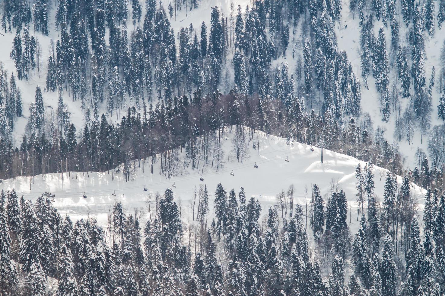 montagnes hiver neige photo