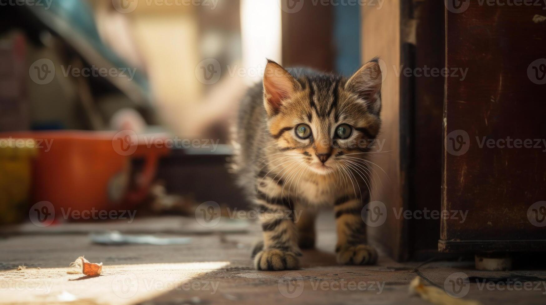 ai généré portrait chat Chat est une mignonne chat et une drôles, de bonne humeur. ils Regardez mignonne et sont bien animaux de compagnie, facile à élever comme animaux.it est une ludique, affectueux animal de compagnie et est une préféré de le soignants. photo