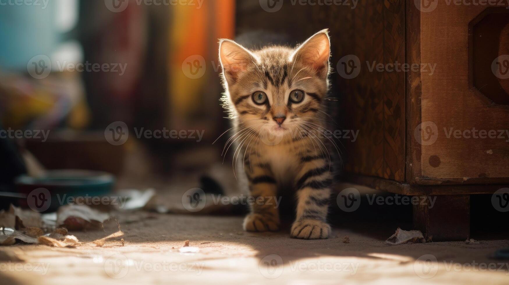 ai généré portrait chat Chat est une mignonne chat et une drôles, de bonne humeur. ils Regardez mignonne et sont bien animaux de compagnie, facile à élever comme animaux.it est une ludique, affectueux animal de compagnie et est une préféré de le soignants. photo