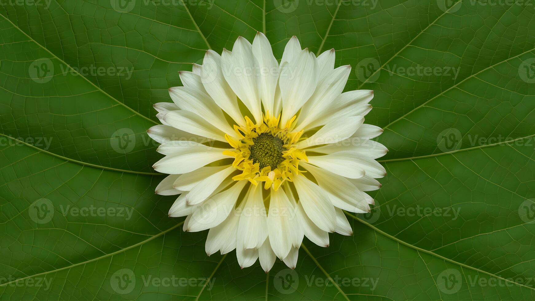 ai généré stevia fleur, Naturel sucre remplaçant, isolé plus de blanc Contexte photo