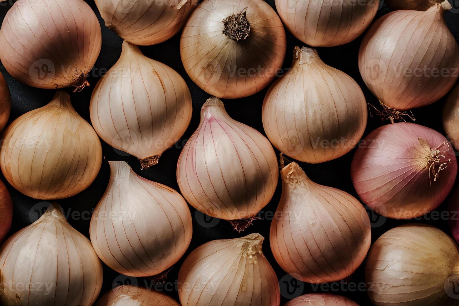 ai généré oignon proche en haut sur blanc arrière-plan, culinaire ingrédient, cuisine photo