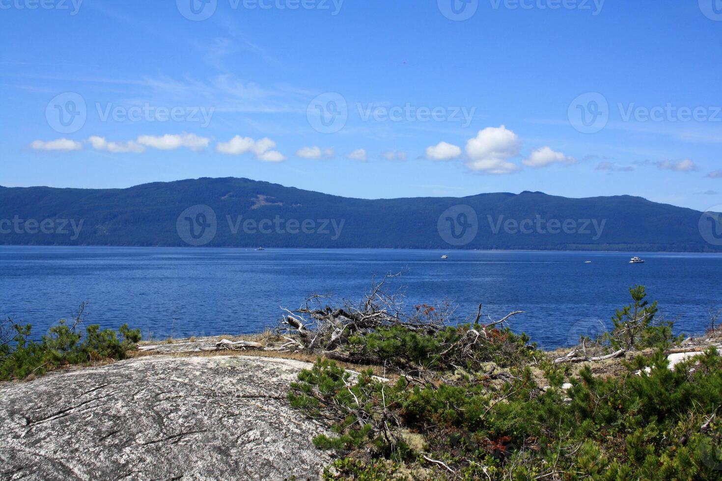 ensoleillement côte, Ouest côte, pacifique côte, Britanique Colombie, Canada photo