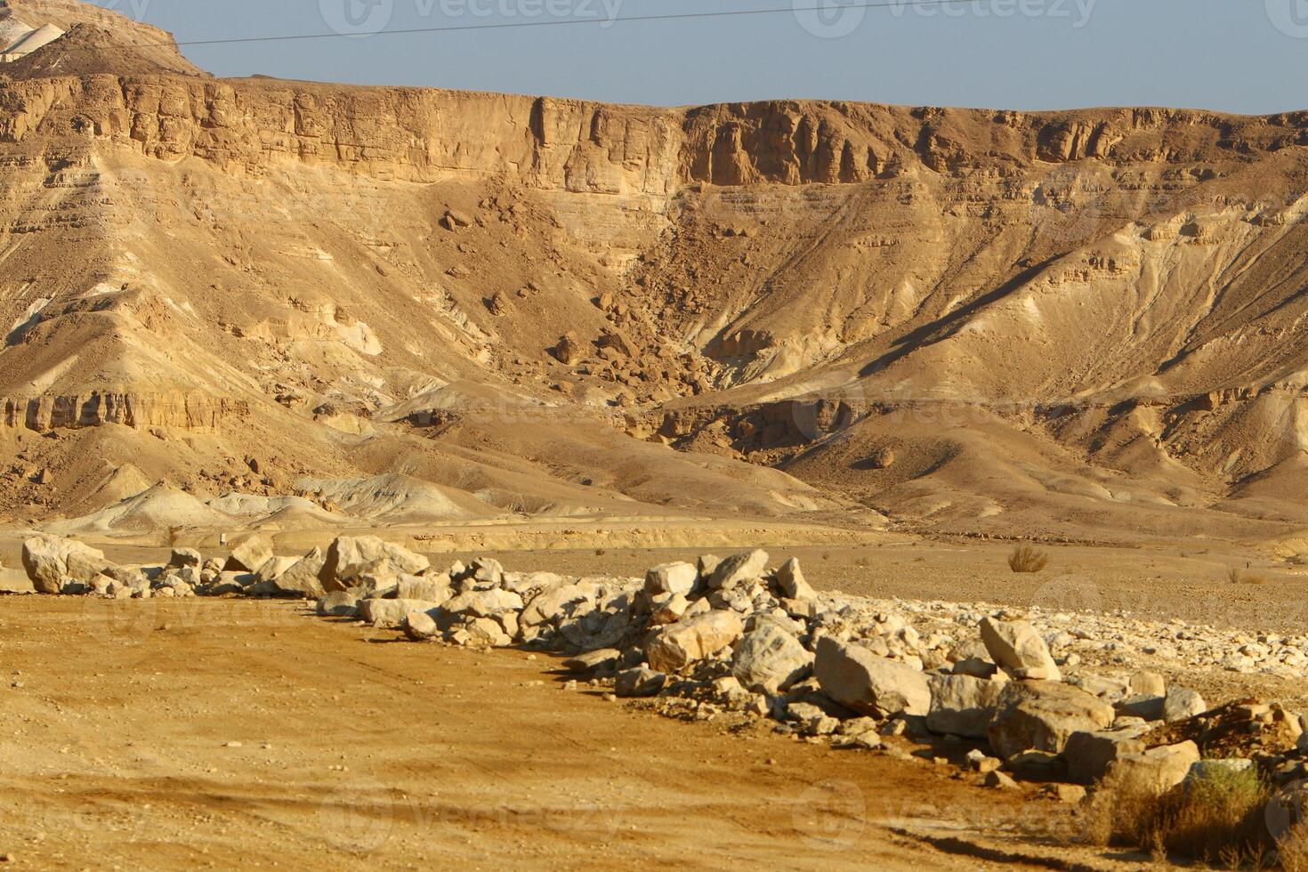 timna Montagne intervalle dans Eilat dans du sud Israël. photo