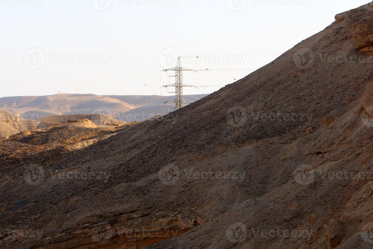 timna Montagne intervalle dans Eilat dans du sud Israël. photo