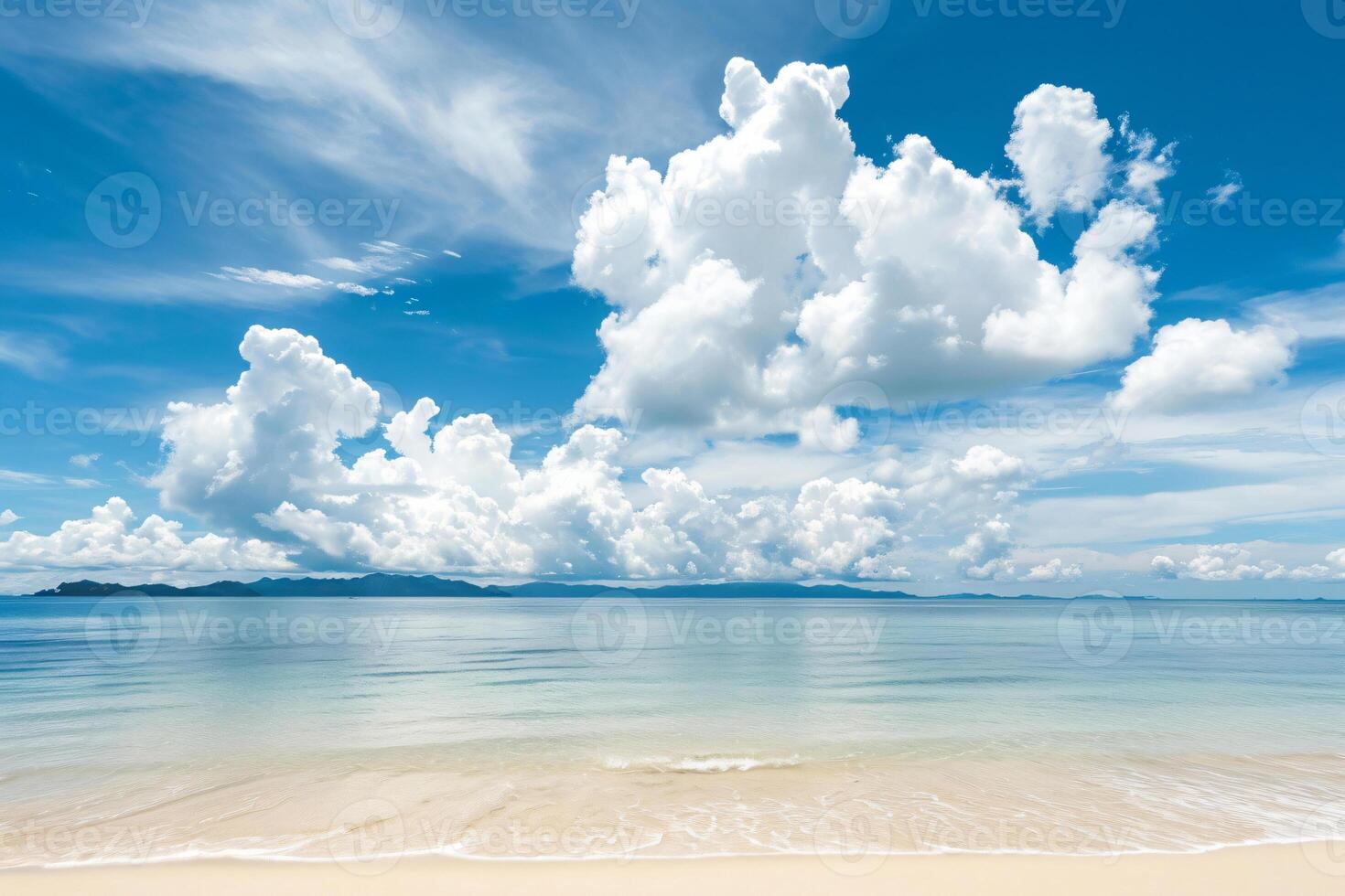 photo magnifique tropical vide plage mer océan