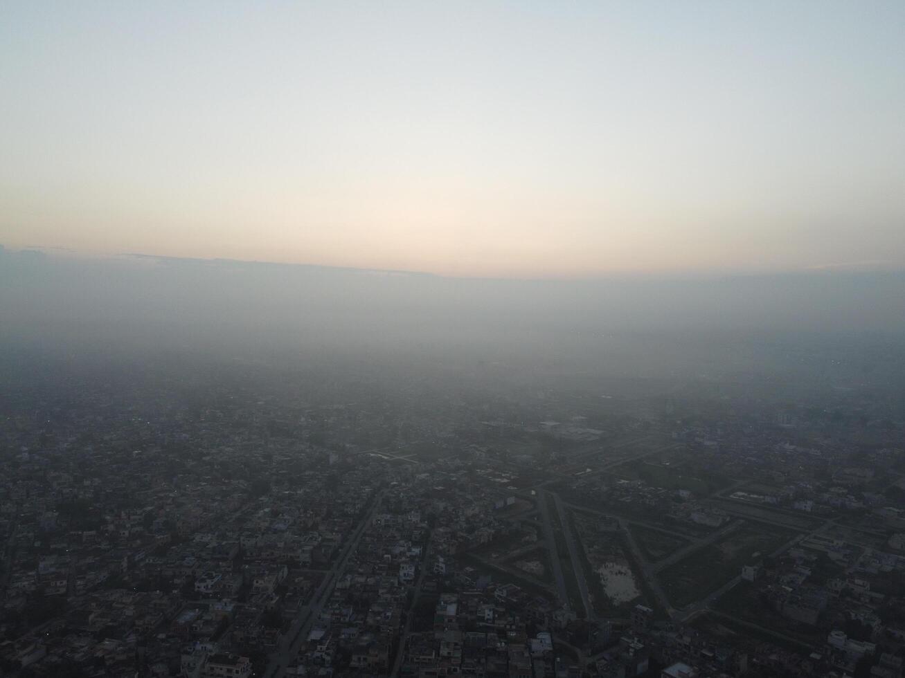 drone vue de Résidentiel sont de lahore Pakistan sur juillet 22, 2023 photo