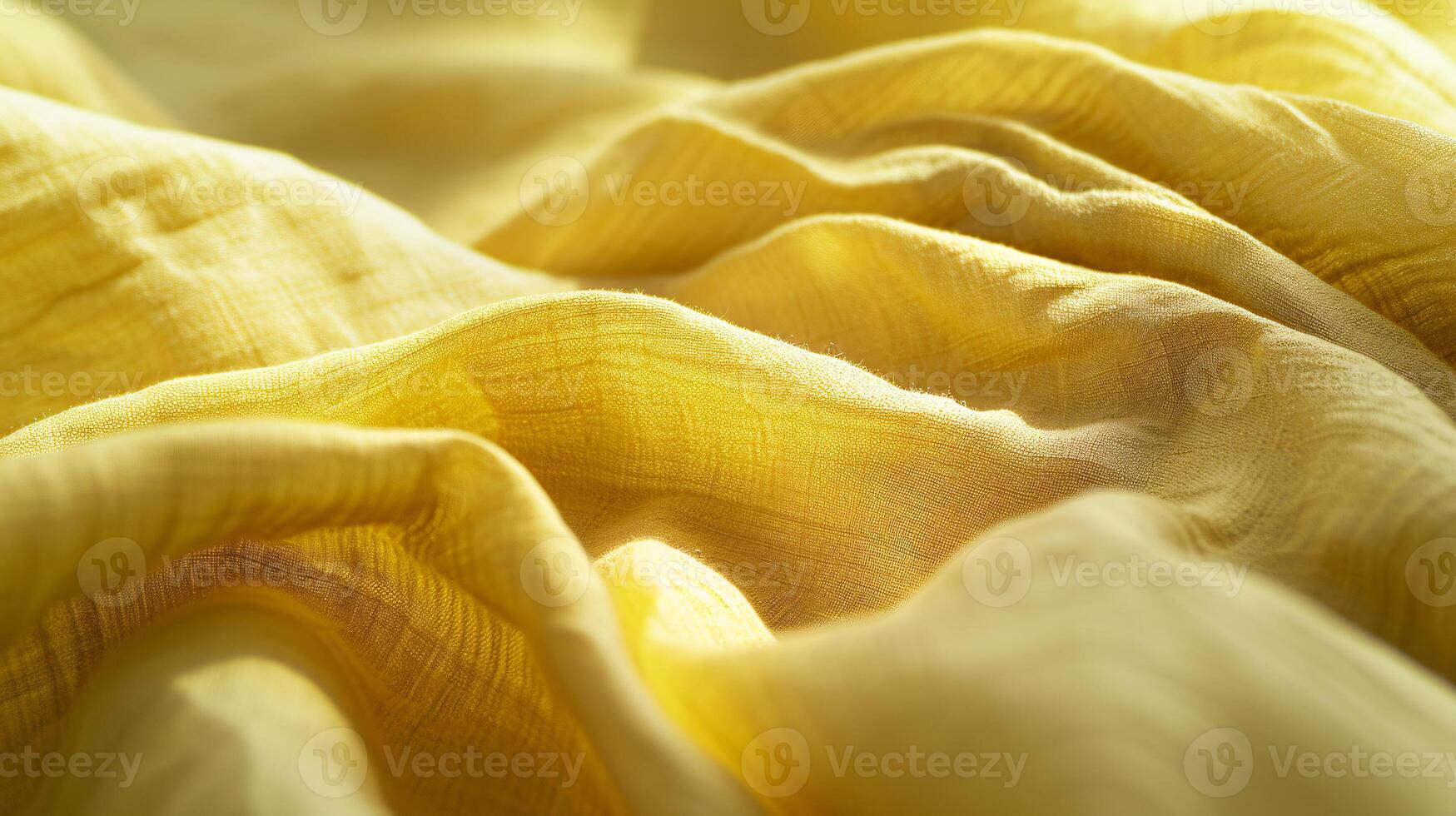 le tactile charme de une coloré en tissu textures, avec une concentrer sur soigneusement plié lin photo