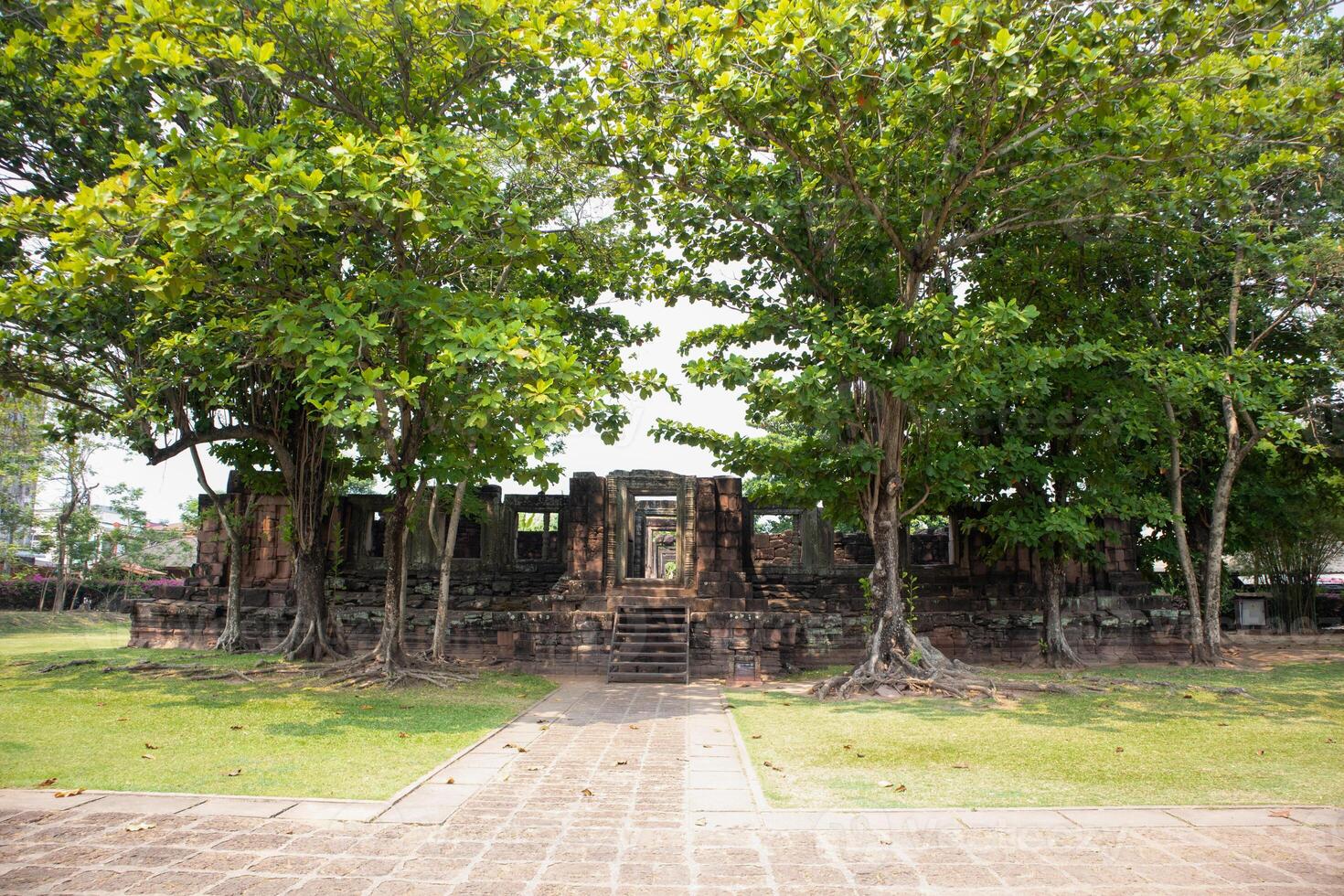 phimai pierre Château ancien à historique parc, phimai district, Nakhon Ratchasima photo