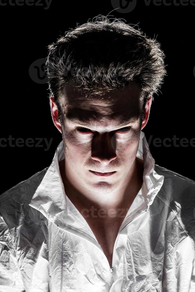 homme psychopathe bizarre et obscur photo