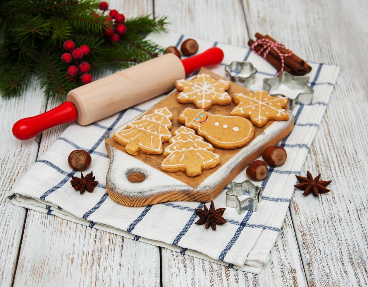 biscuits de Noël au gingembre et au miel photo