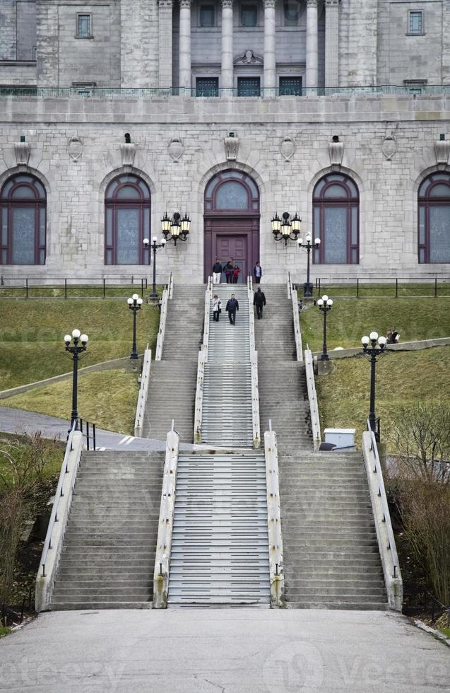 détails de la façade latérale de l'oratoire st-joseph photo