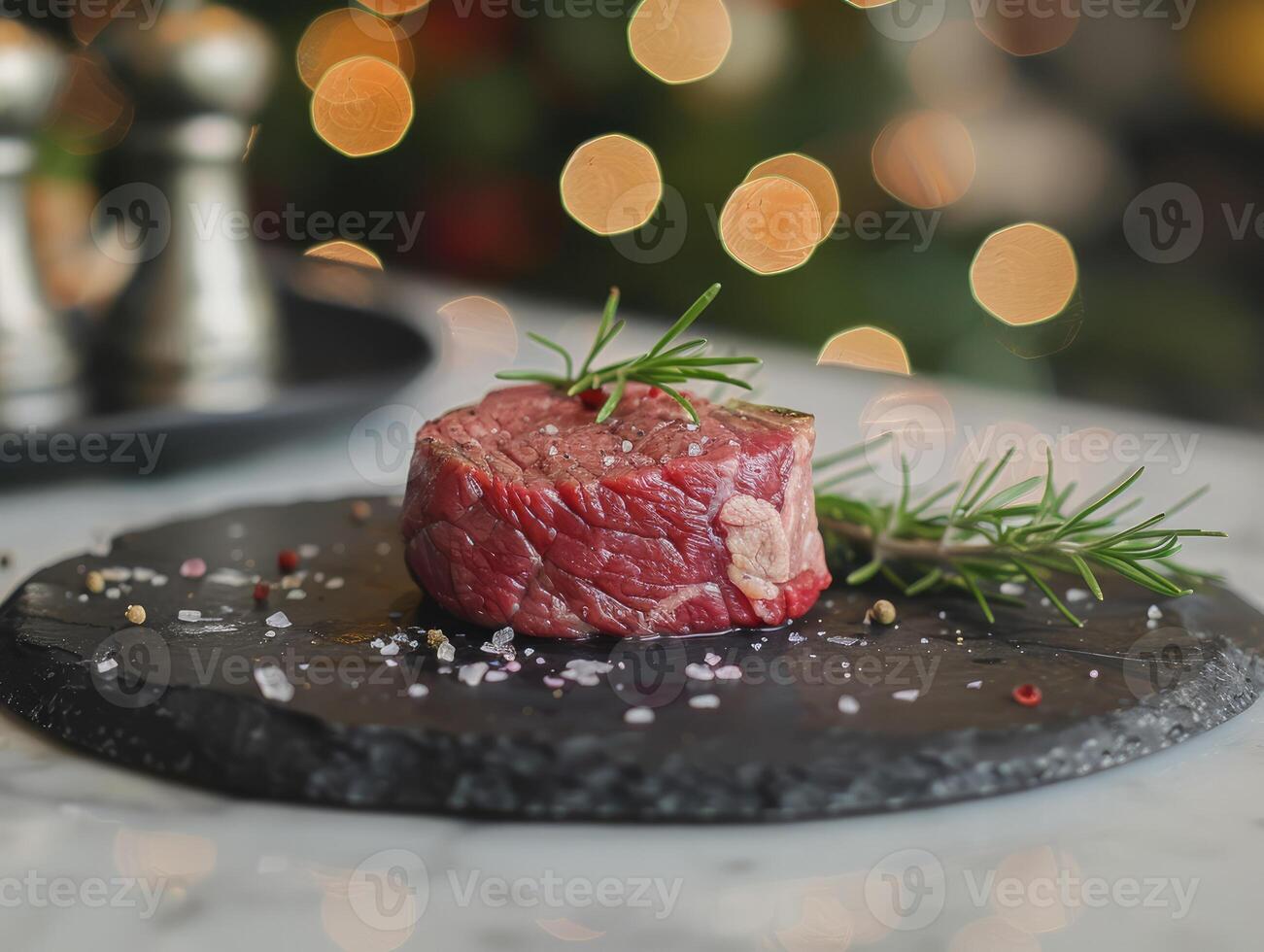 grésillant nervure œil sur noir pierre chaud assiette photo