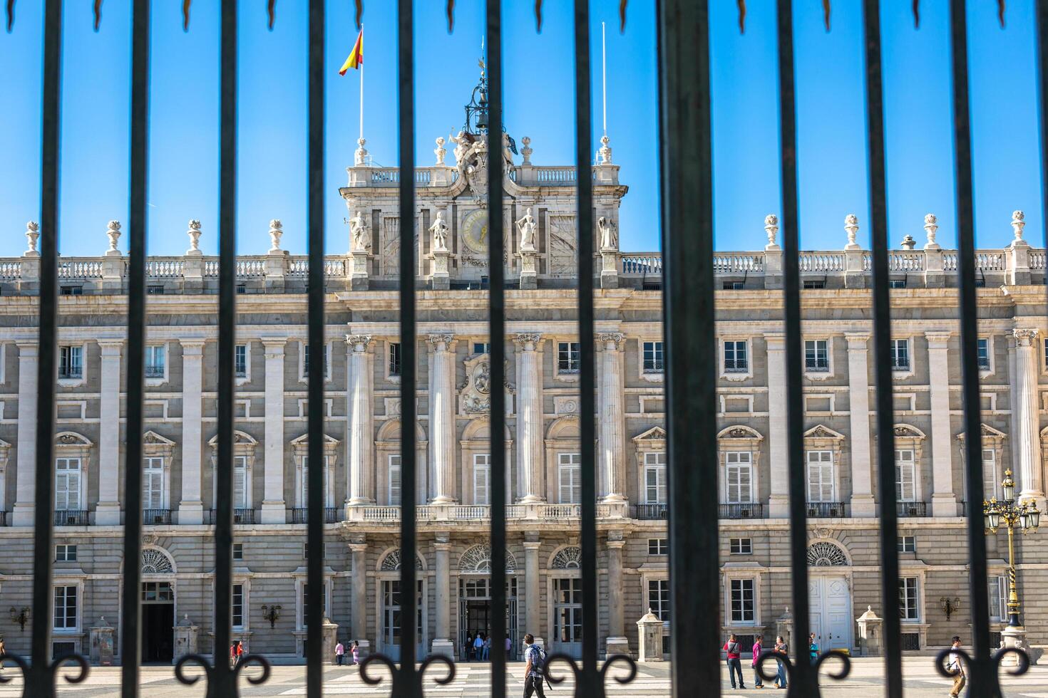 le Royal palais de Madrid palacio réel de Madrid, officiel résidence de le Espagnol Royal famille à le ville de Madrid, Espagne. photo