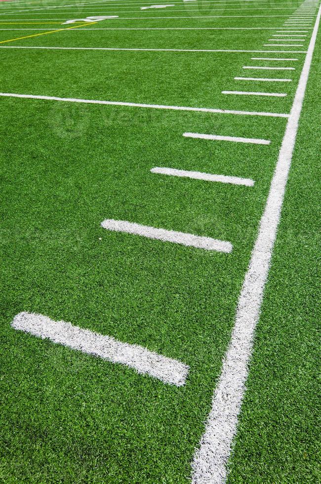 lignes latérales de football - yards photo