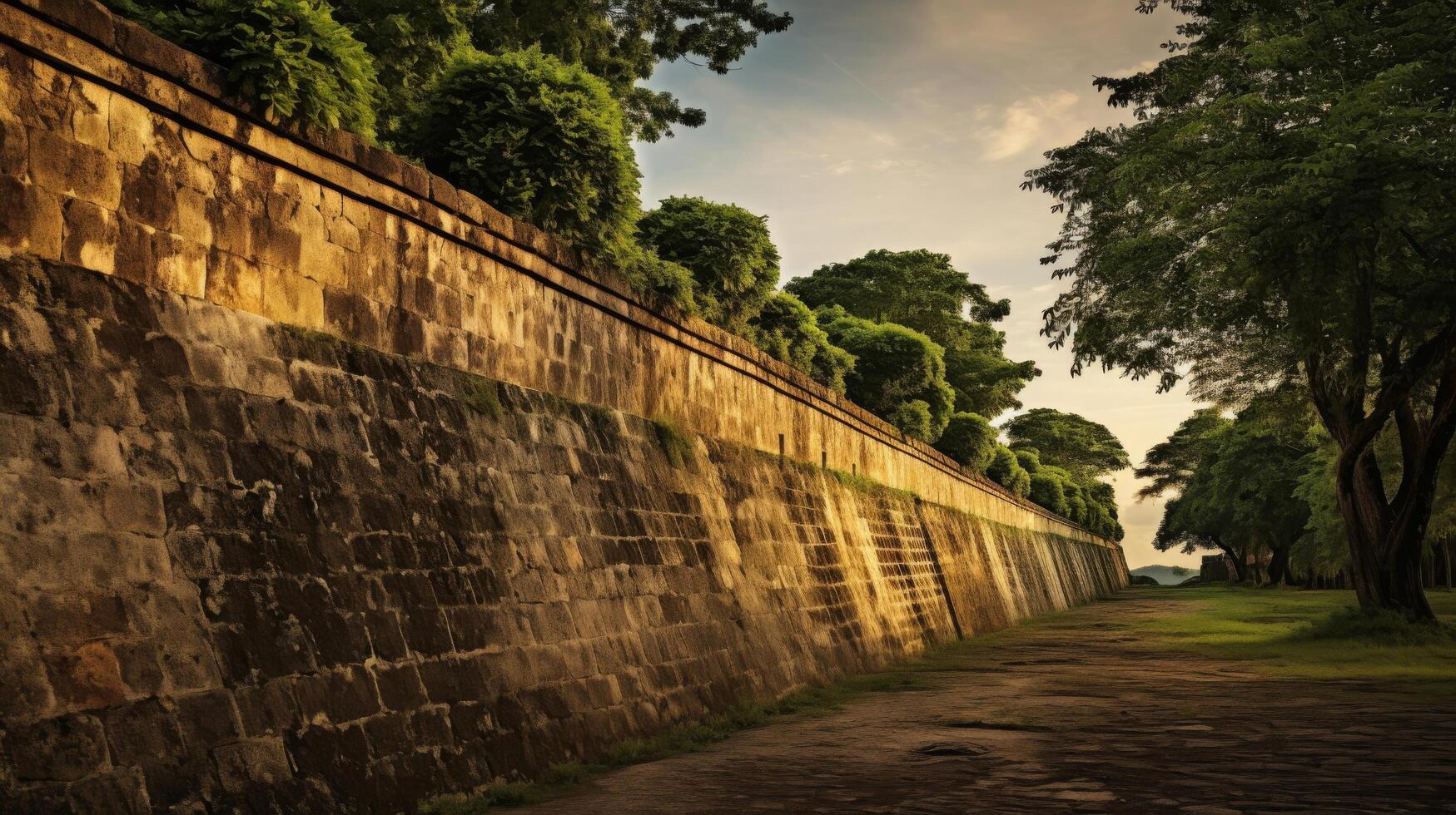 calme bastion remparts photo