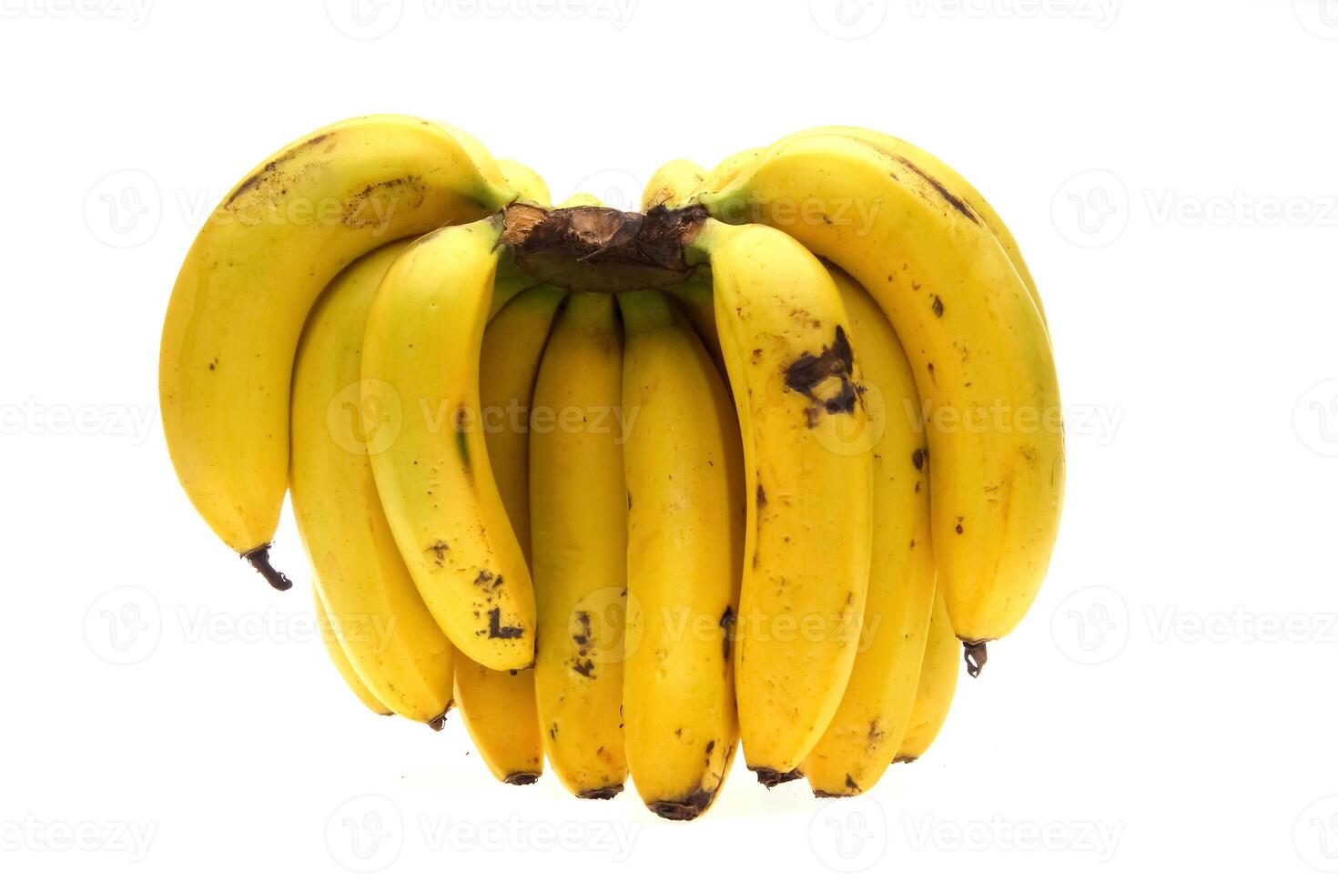 nain banane dans grappes et séparé, avec peau et sans pour autant photo