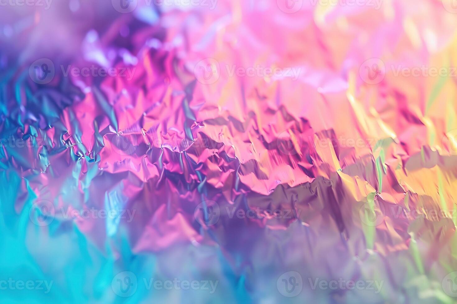 flou abstrait arc-en-ciel holographique feuille fond irisé photo