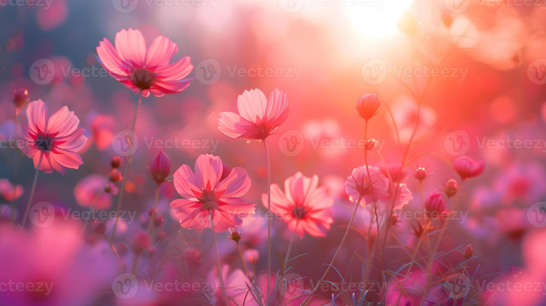 cosmos fleur fleur dans jardin , photo