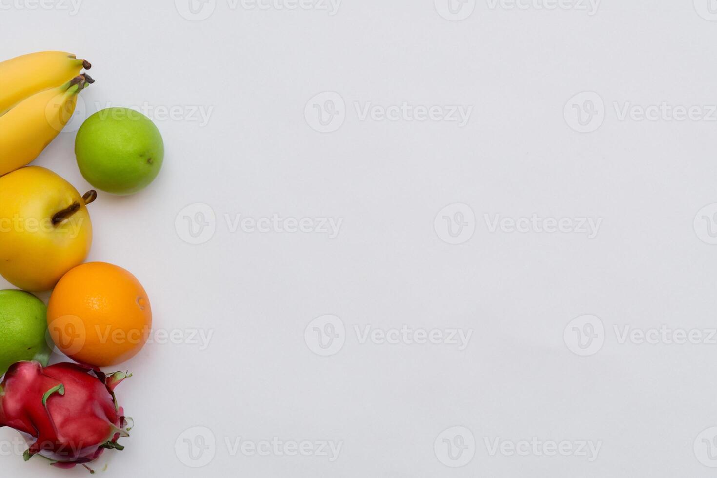 carte et blanc papier maquette harmonisé avec Frais fruit, artisanat une visuel symphonie de astucieux conception et culinaire plaisir, où sain Ingrédients fusionner dans une le banquet de vibrant imagerie photo