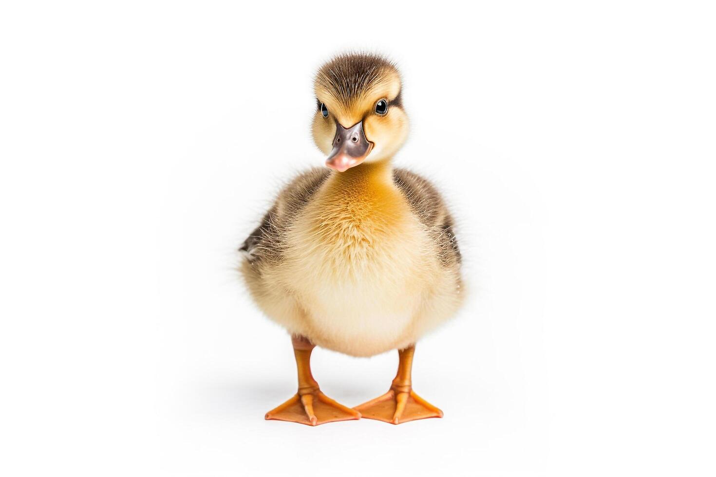 canard isolé une sur blanc arrière-plan.. photo