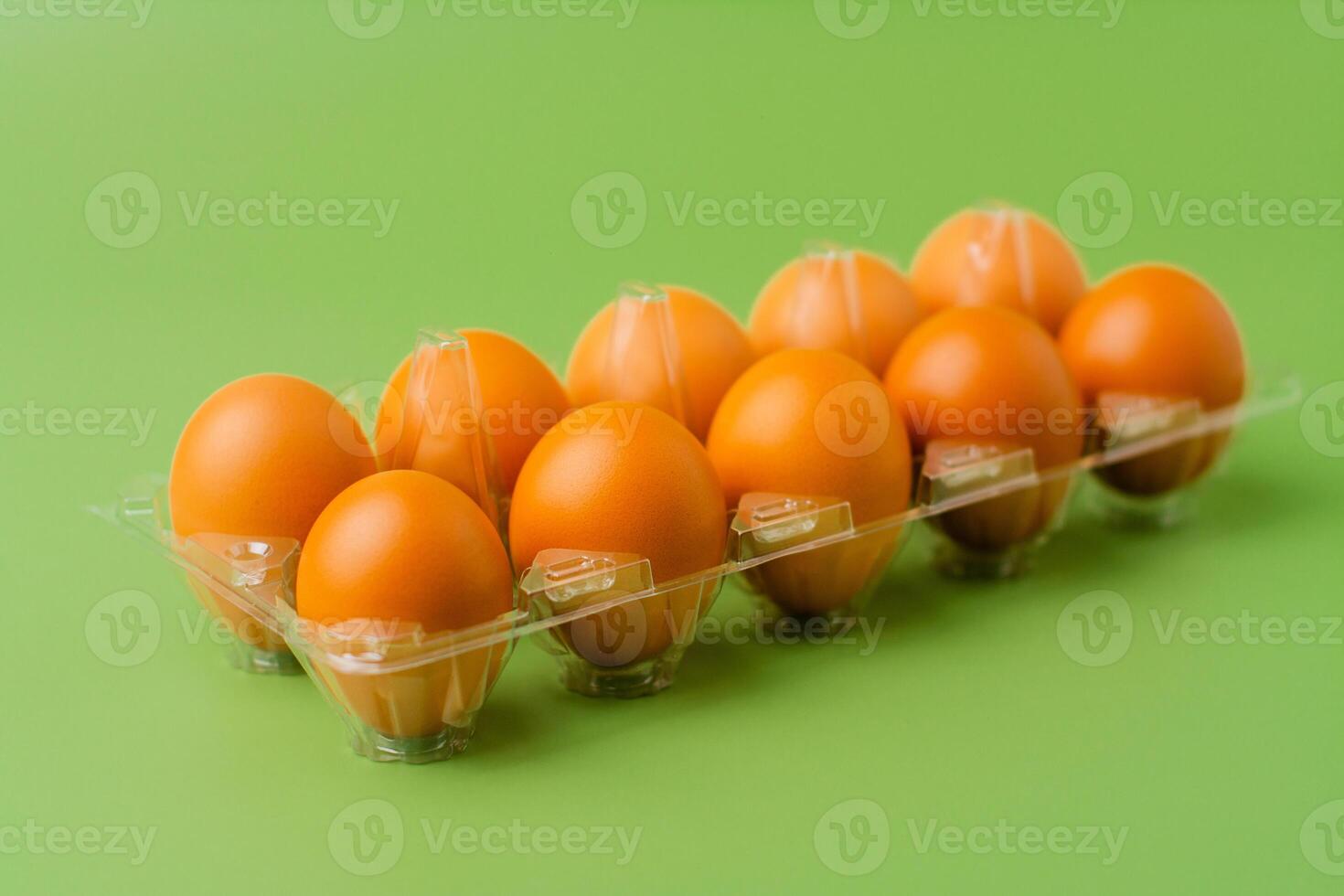 Orange poulet œufs, animal œufs, haute protéine nourriture, petit-déjeuner, Oeuf la photographie dans studio photo