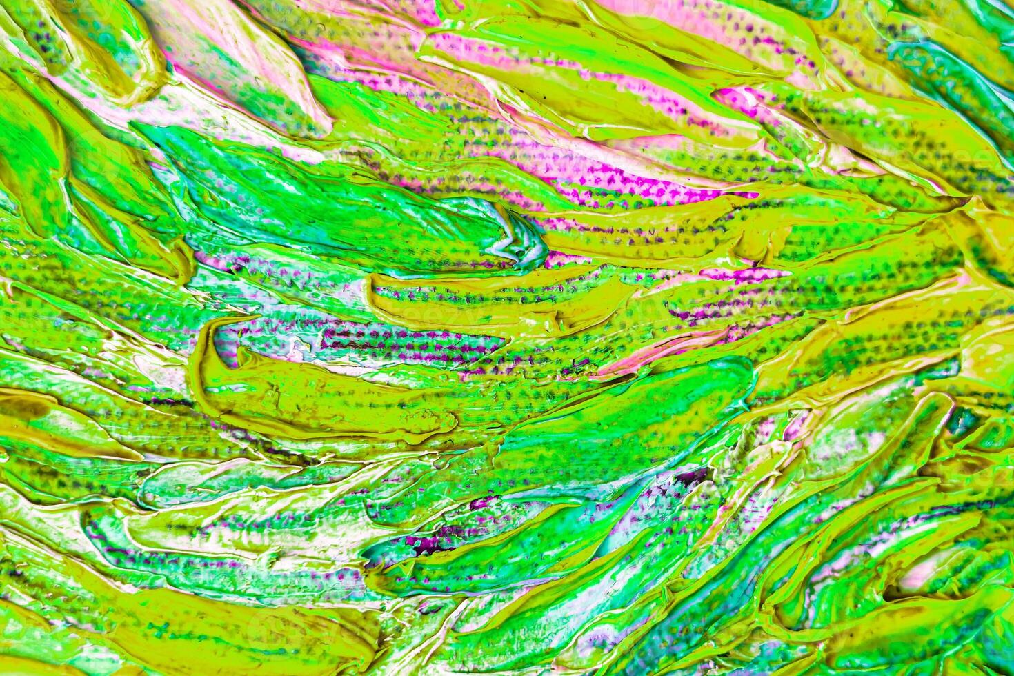 coloré abstrait pétrole La peinture art Contexte. texture de Toile et huile. photo