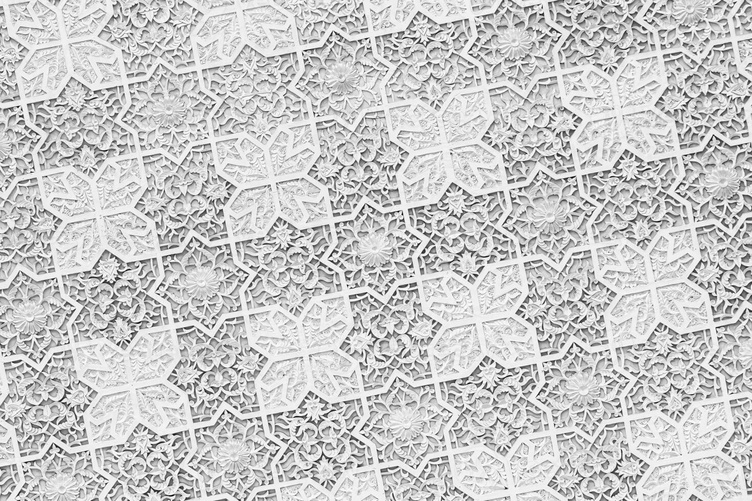 géométrique traditionnel islamique ornement. fragment de une modèle mosaïque.abstrait Contexte. photo