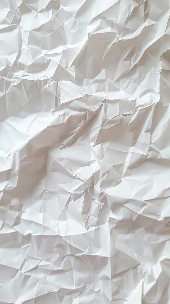 texture de papier blanc froissé photo
