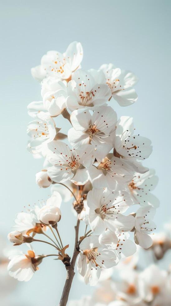 printemps Cerise fleurs dans Floraison photo