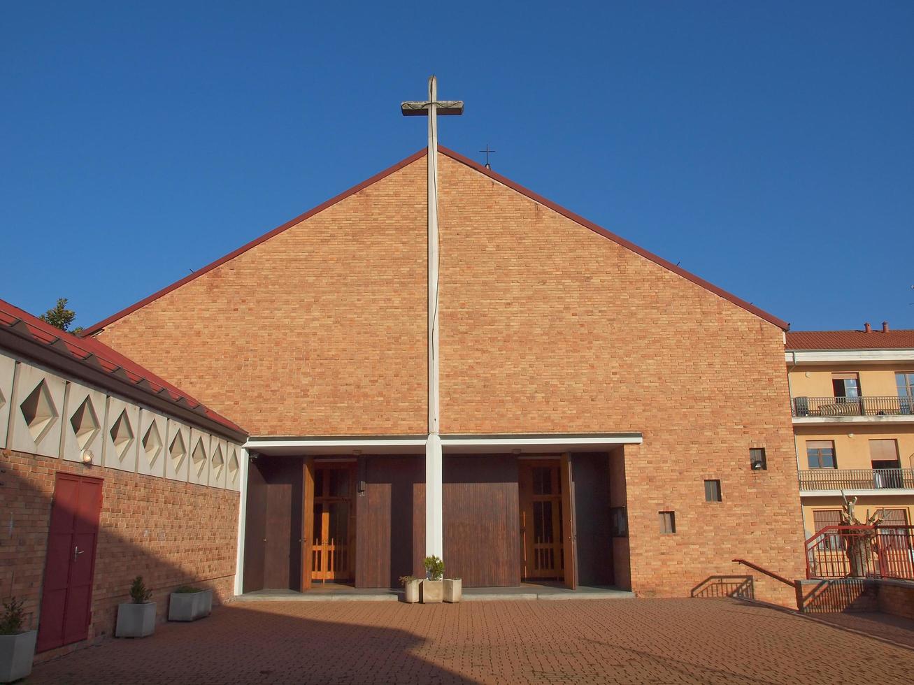 Parrocchia di ss eusebio e secondo, église paroissiale de cavagnolo, piémont, italie photo