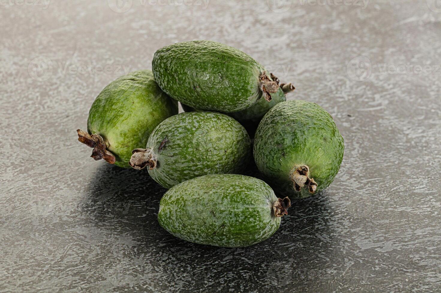 mûr sucré juteux exotique feijoa photo