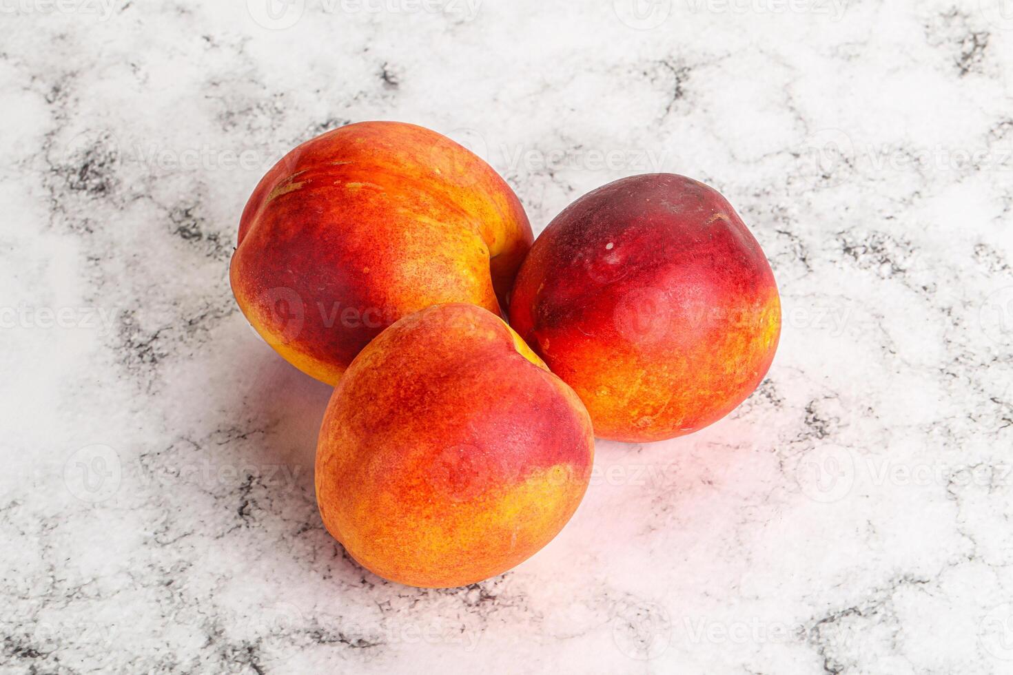 mûr sucré juteux Frais rouge nectarines photo