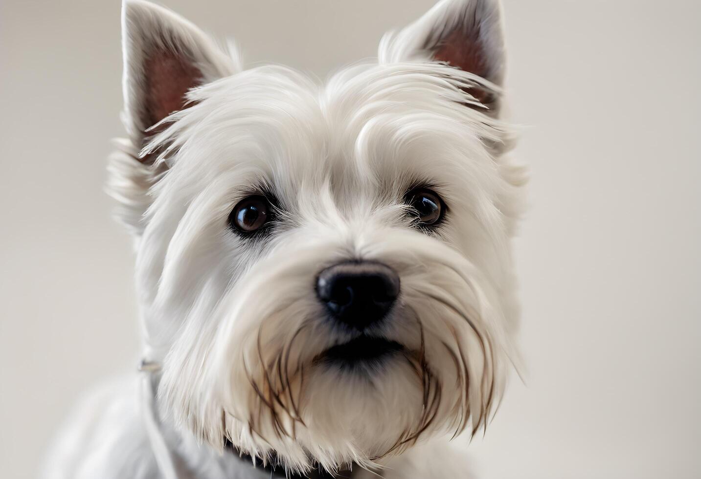 une vue de une Ouest montagnes terrier photo