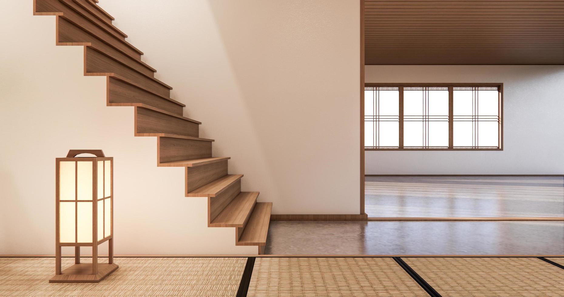 salle d'escalier concevant la plus belle. rendu 3D photo