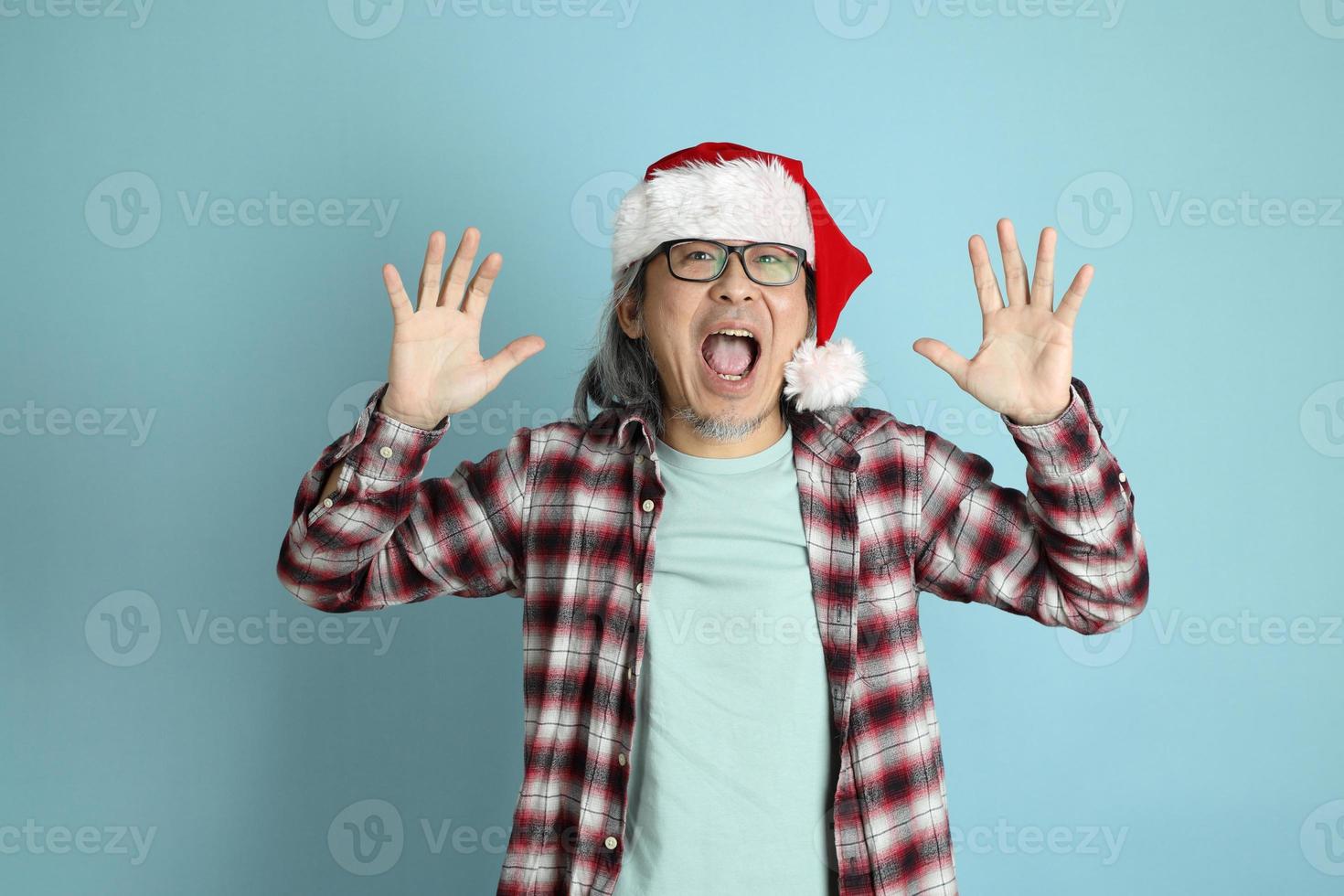 homme en période de noël photo