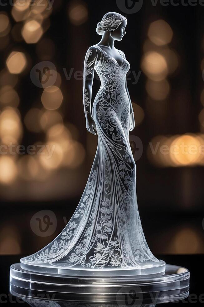 blanc figurine de le la mariée photo