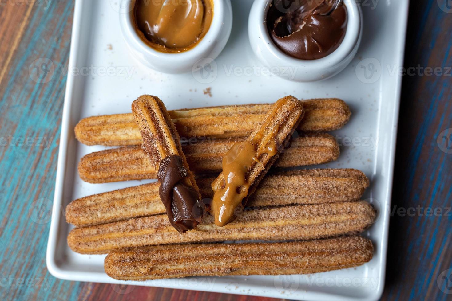 cannelle frite au chocolat photo