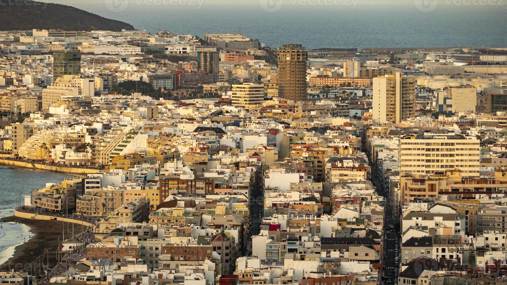 vue sur les toits de la ville las palmas photo