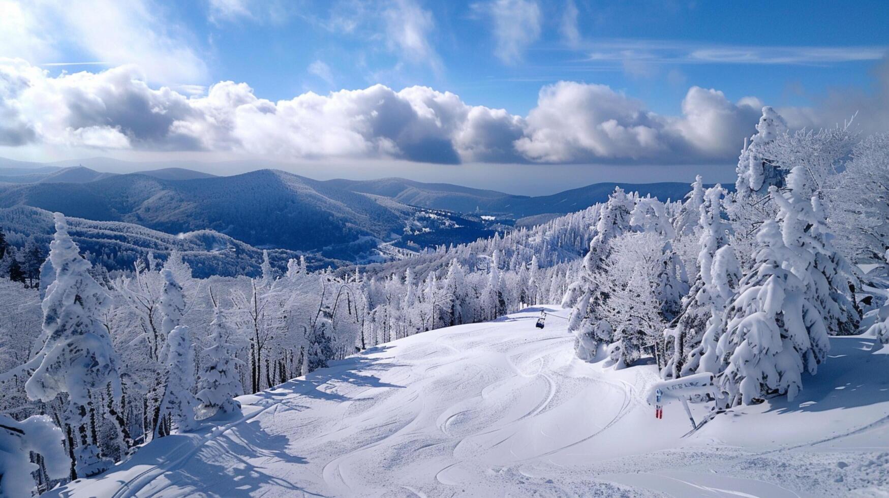 magnifique hiver la nature paysage incroyable Montagne photo