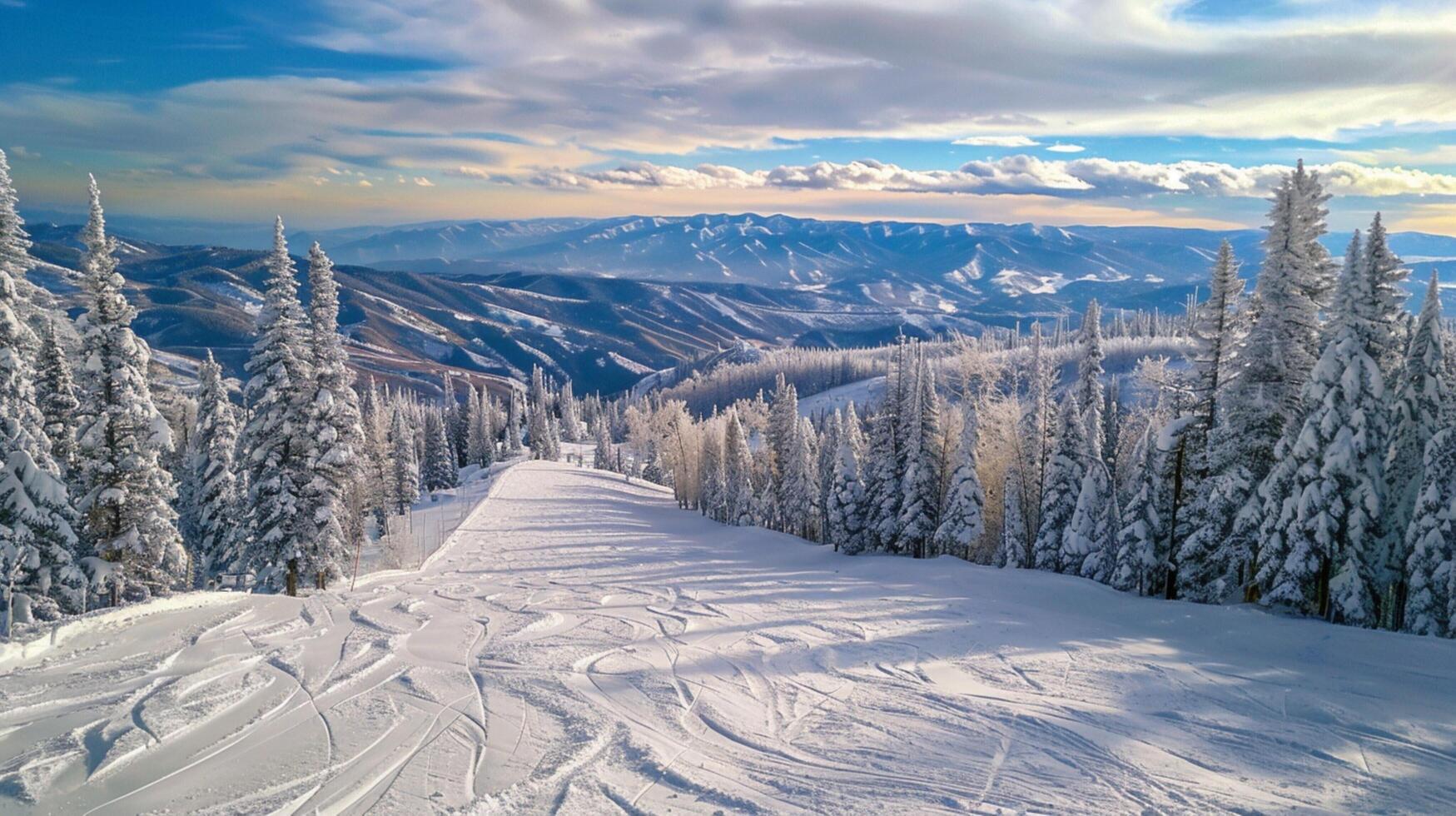 magnifique hiver la nature paysage incroyable Montagne photo